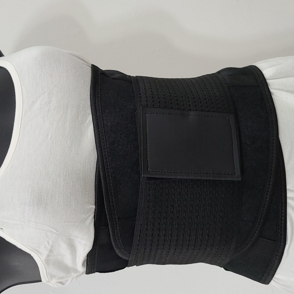 Waist Trainer Body Belt Shaper Burner Sports Girdle Faja | NWT | Med| Black
